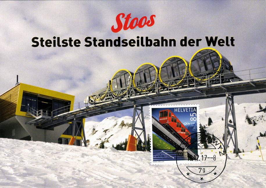 2017, Steilste Standseilbahn der Welt, Stoos