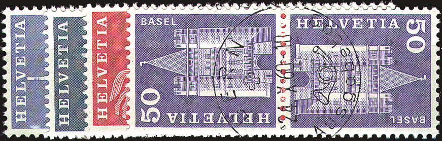 1960, Postgeschichtliche Motive und Baudenkmäler
