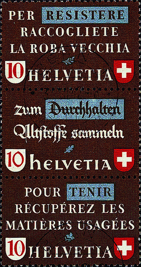 10+10+10 Rp. Resistere, Durchhalten, Tenir