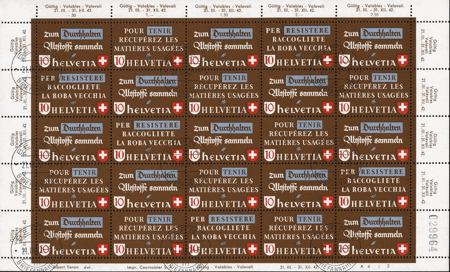 1942, Altstoffverwertung