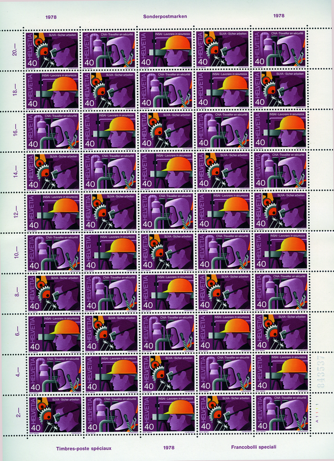 1978, SUVA-sicher arbeiten