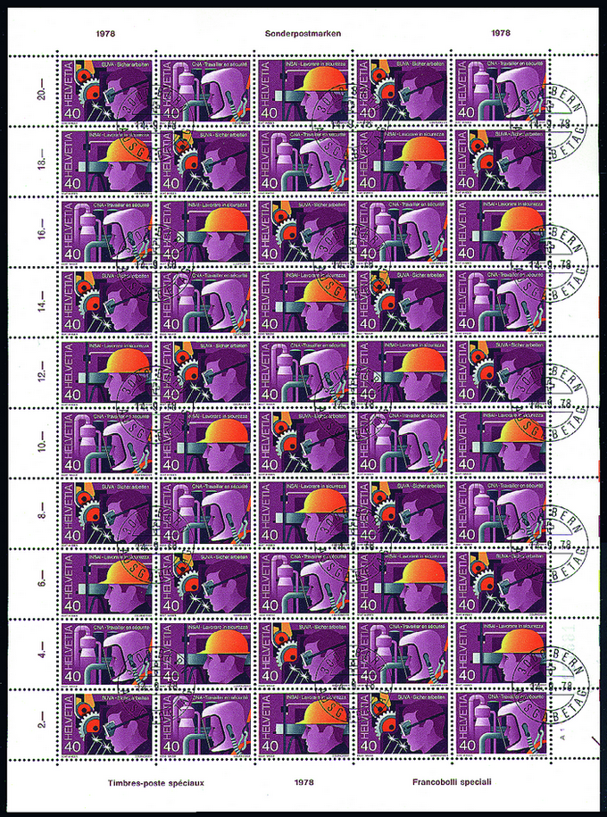 1978, SUVA-sicher arbeiten