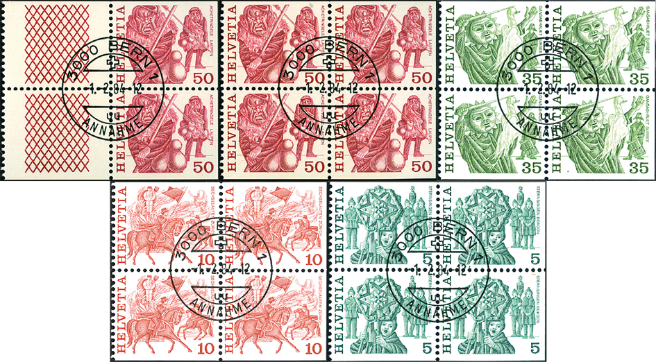 1979, Freimarken aus Heftchen