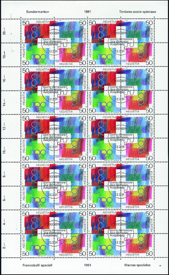 1991, 700 Jahre Eidgenossenschaft
