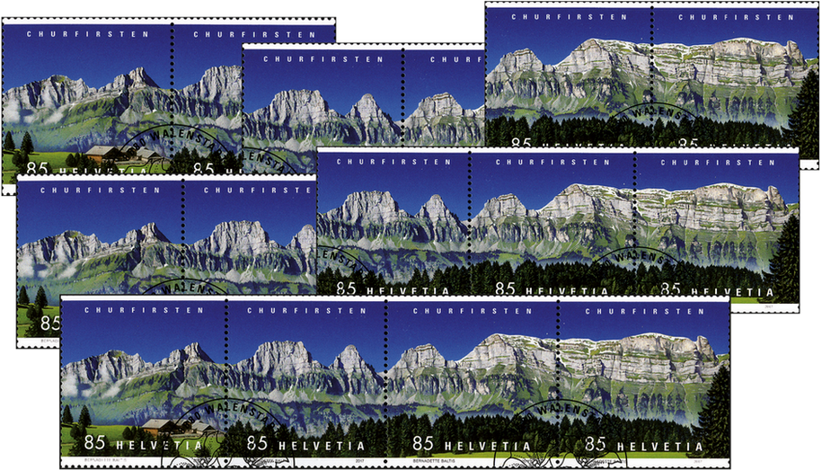 85+85+85+85 Rp. Selun-Frümsel+Brisi-Zuestoll+Schibenstoll-Hinderrugg+Chäserrug
