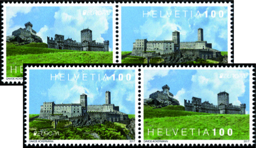 100+100 Rp. Castelgrande-Sasso Corbaro und Montebello