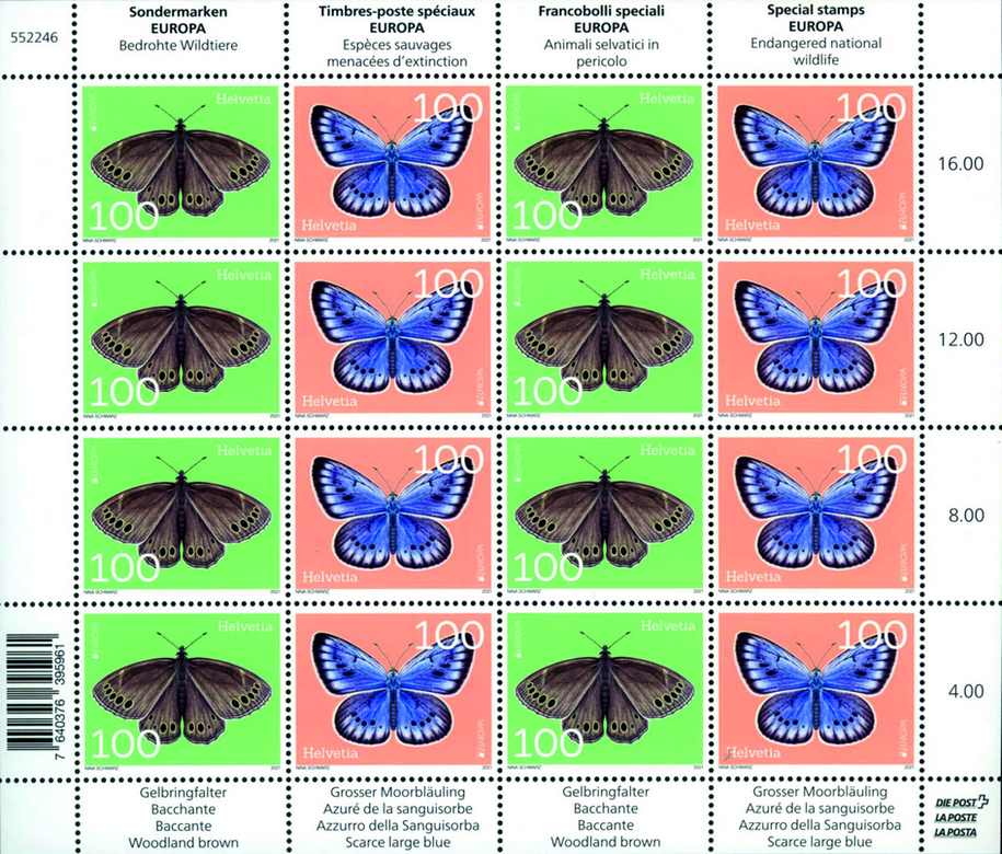 2021, Europa-Bedrohte Wildtiere