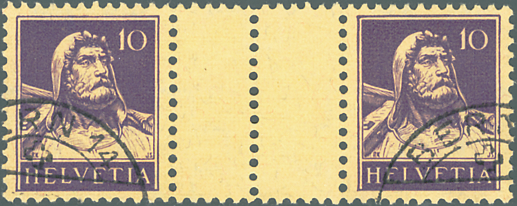 10+10 Rp. dunkelviolett