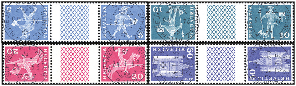 1960, Postgeschichtliche Motive und Baudenkmäler