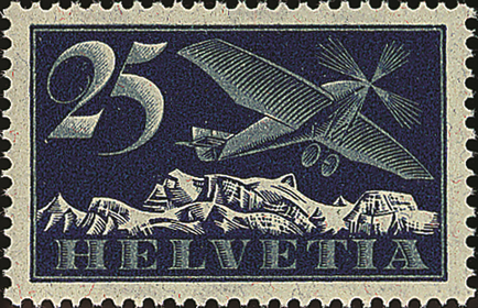 25 Rp. blau-graublau