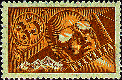 35 Rp. braun-hellbraun