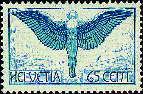 65 Rp. Ikarus, blau-hellblau