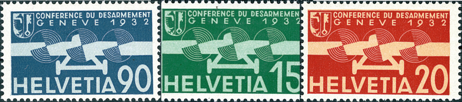 1932, Gedenkausgabe zur Abrüstungskonferenz in Genf