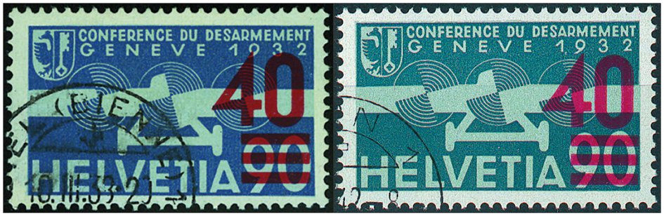 40-90 Rp. blau-blaugrau