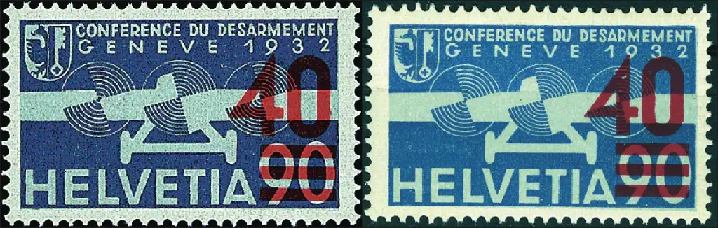 40-90 Rp. blau-blaugrau