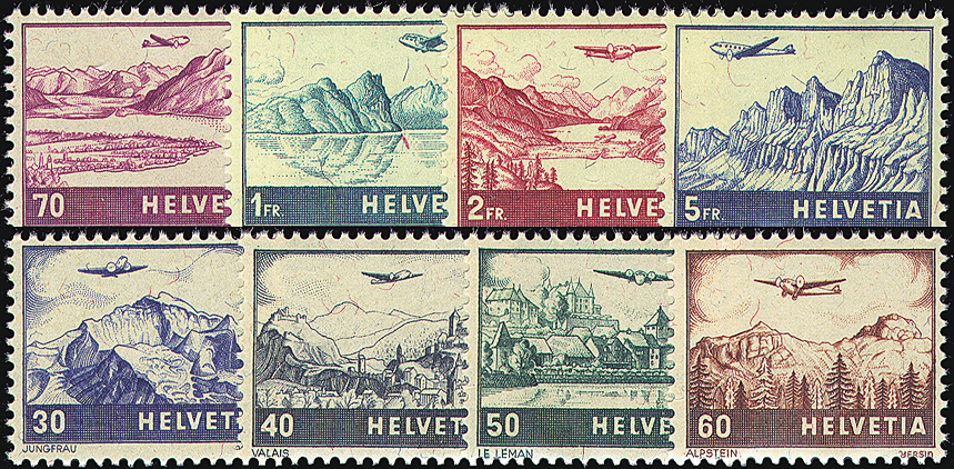 1941, Landschaften und Flugzeuge