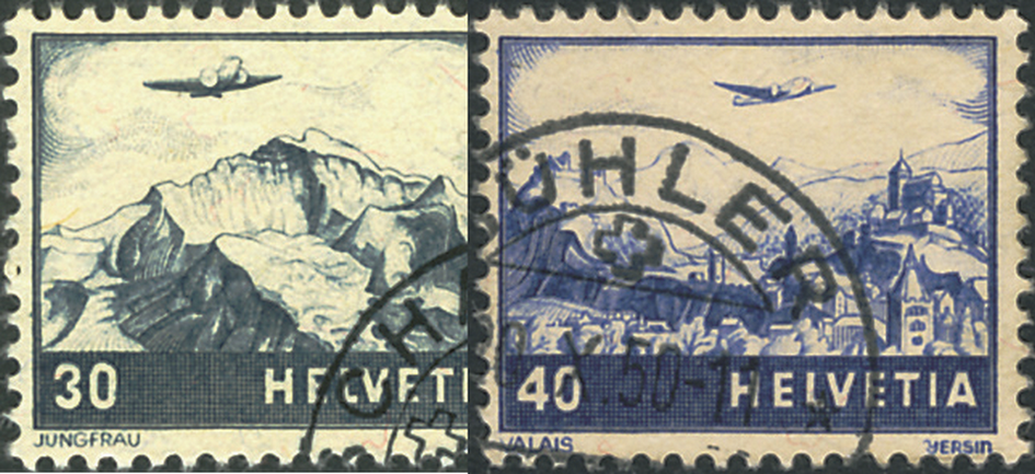 1948, Farbänderung der Landschaftsbilde