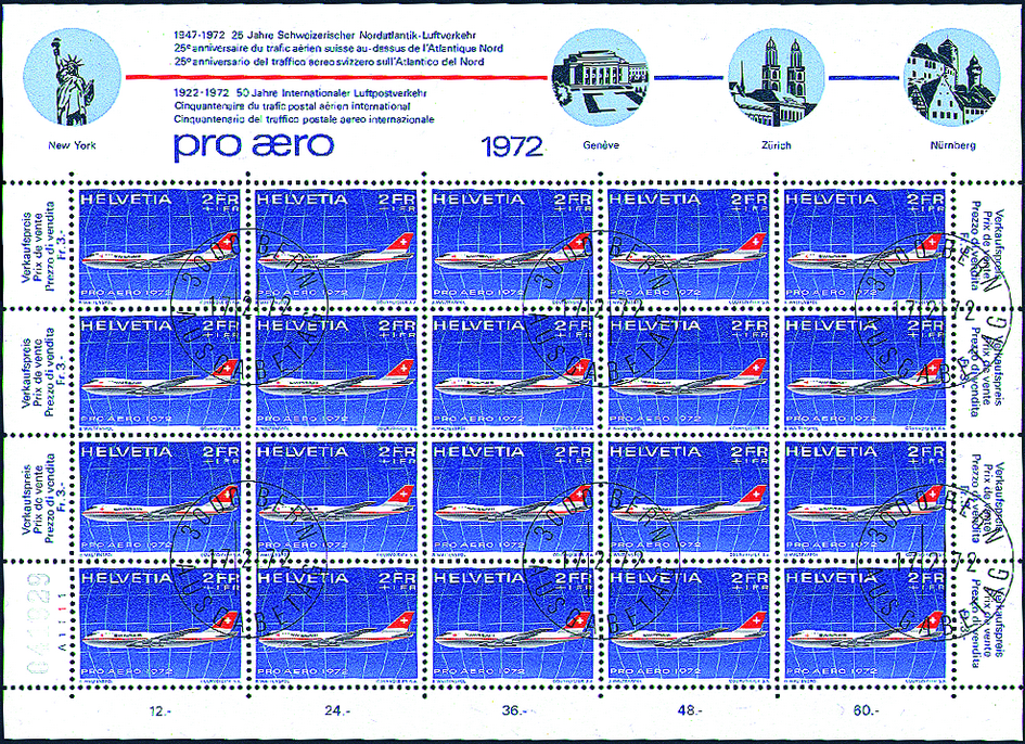 2+1 Fr. Swissair Jumbo-Jet