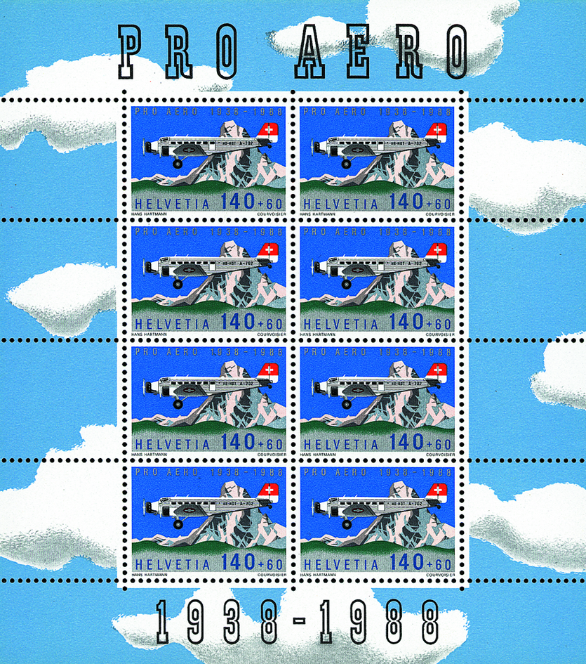 140+60 Rp. JU52 und Matterhorn