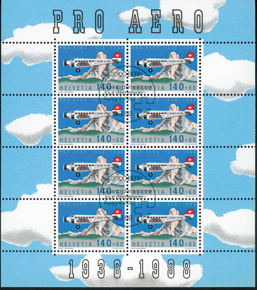 140+60 Rp. JU52 und Matterhorn