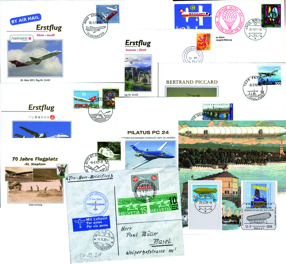 2016, Jubiläums-Profitkarton "50 Jahre Aerophilatelie"