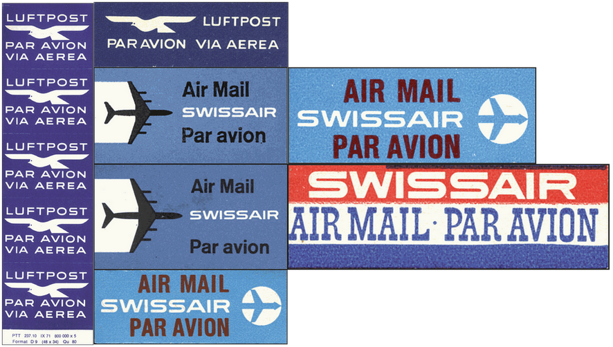 1949-1960, SWISSAIR-Kollektion