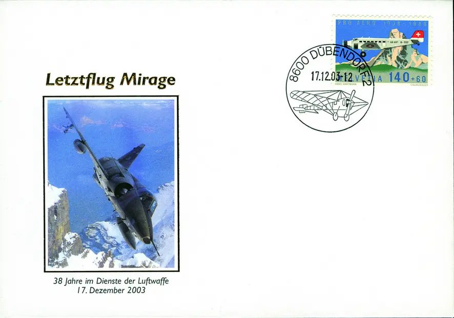 2003, Letztflug Mirage 17.12.2003