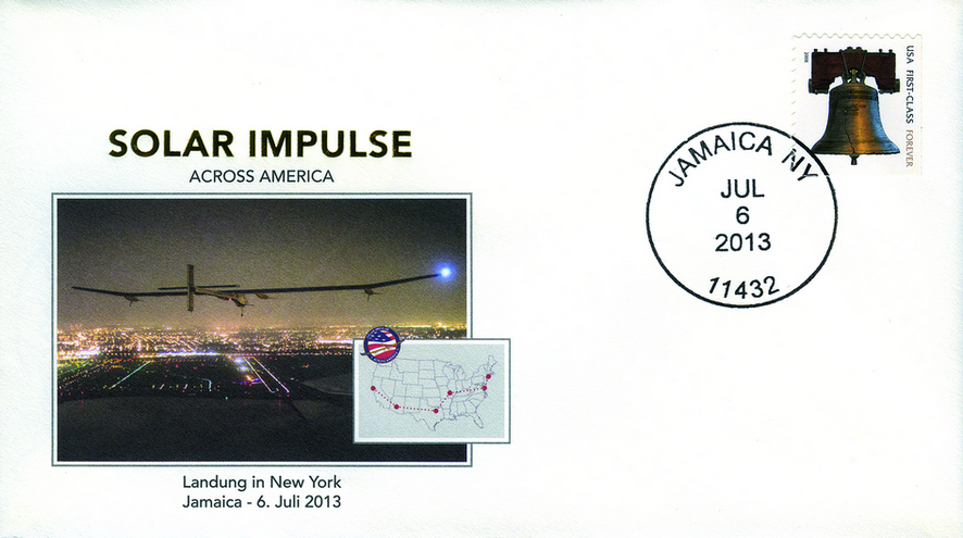 2013, Solar Impulse - Amerikaflug - Ende Flug