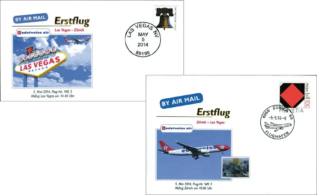 Edelweiss Air - Flug von Zürich-Las Vegas und retour
