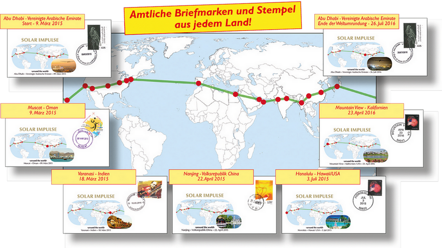 2015-2016, Sammlung "Solar Impulse - around the world"