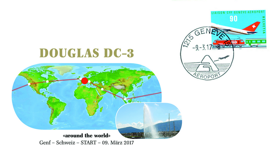2017, Douglas DC-3 around the world