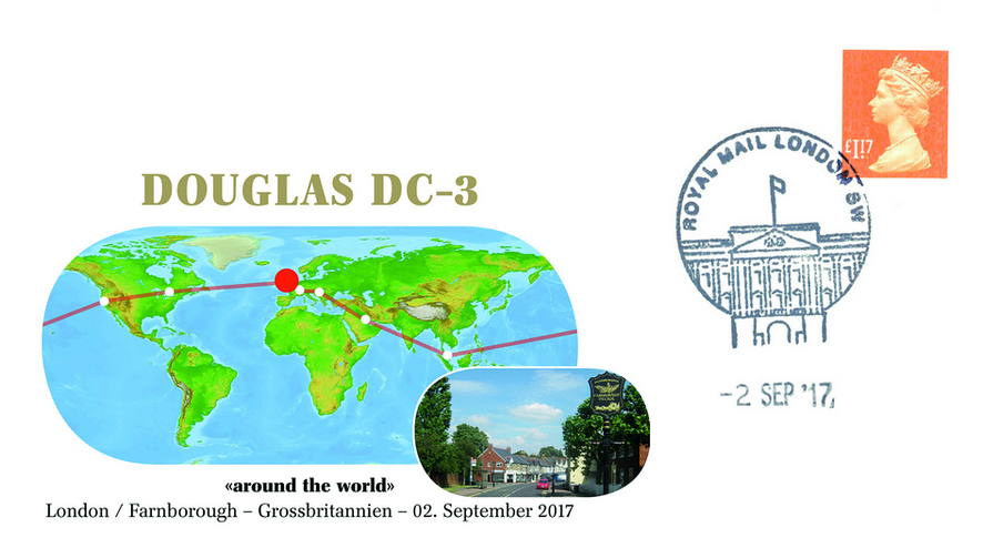 2017, Douglas DC-3 around the world