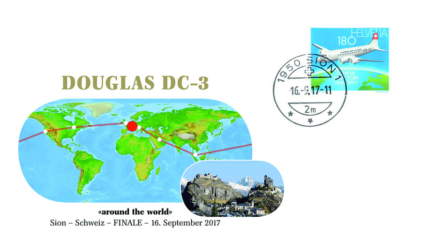 2017, Douglas DC-3 around the world