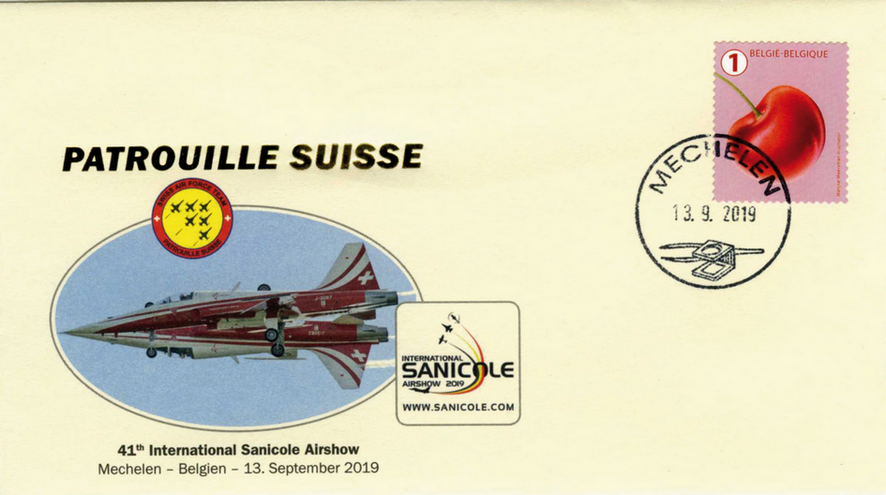 2019, Patrouille Suisse - Airshow in Sanicole