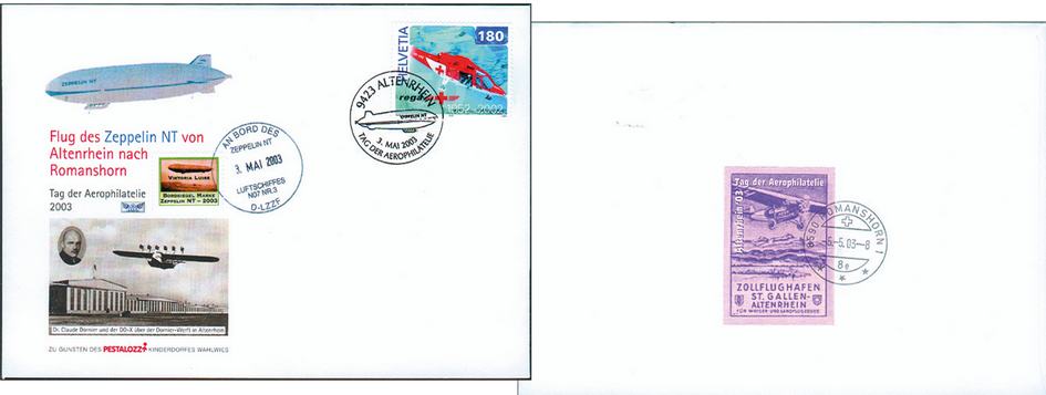 2003, Zeppelin-Tag der Aerophilatelie Altenrhein-Romanshorn
