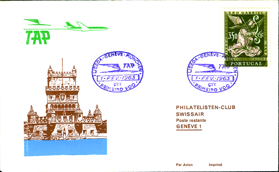 1963, Transportes Aereos Portugueses, Lissabon-Genf