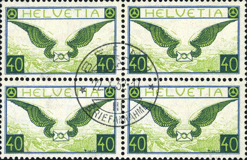 40 Rp. blau-gelbgrün