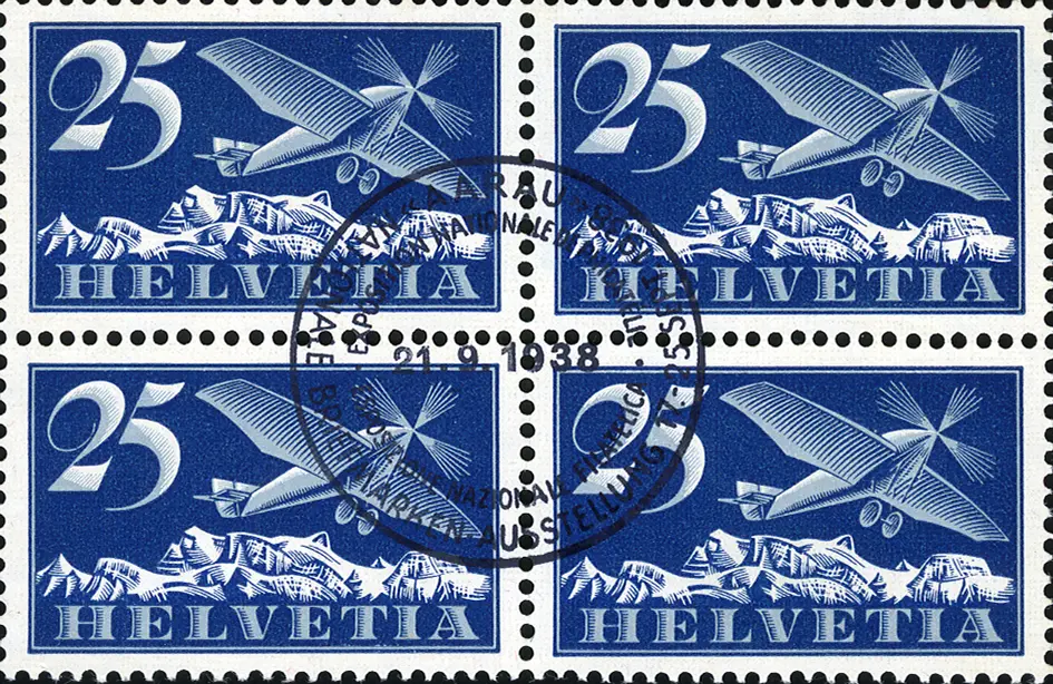 25 Rp. blau-graublau