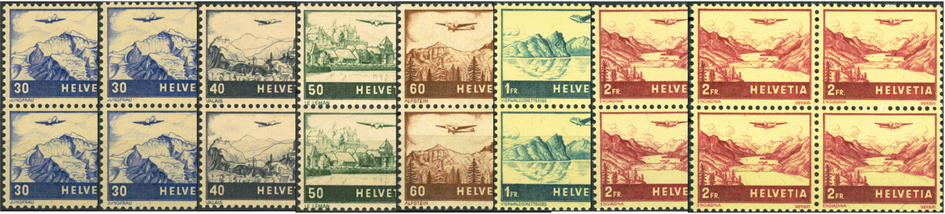 1941, Landschaften und Flugzeuge