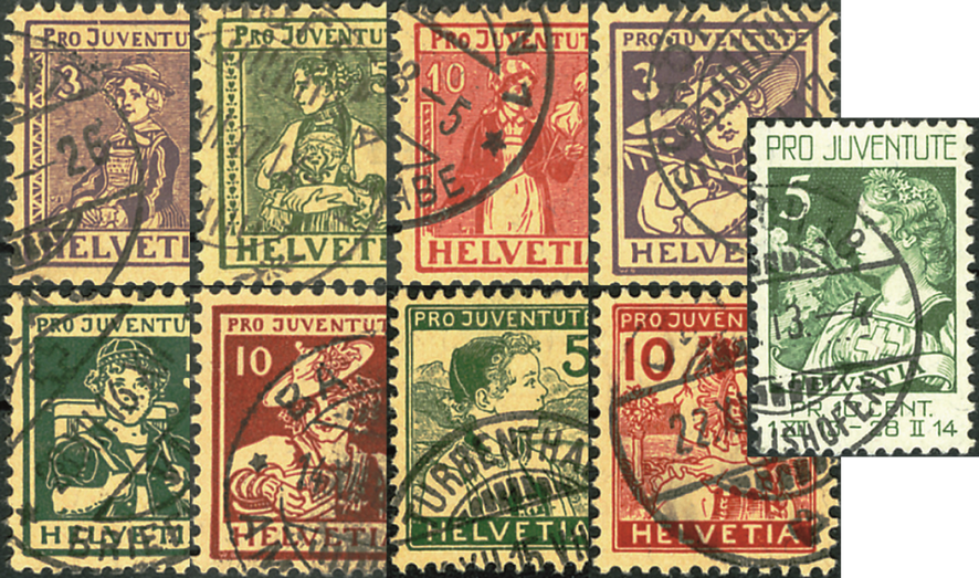 1913-1917, Trachtenbilder, Komplett-Kollektion