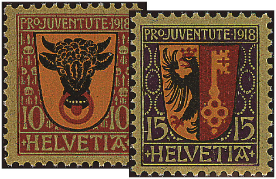 1918, Kantonswappen