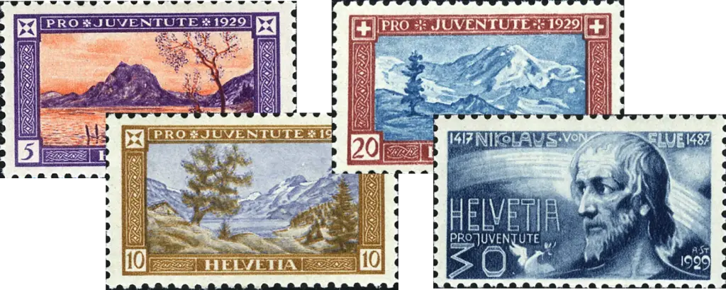 1929, Landschaften und Bildnis Nikolaus' von Flüe
