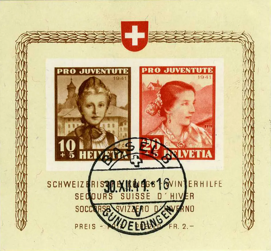 1941, Sonderblock für die Kriegswinterhilfe