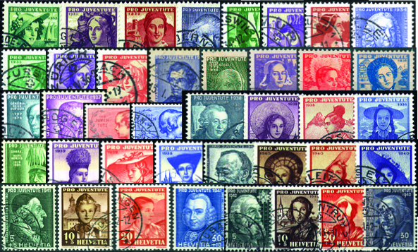 1933-1942, Persönlichkeiten und Schweizer Frauentrachten