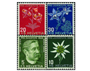 1944, Bildnis Numa Droz' und Alpenblumenbilder