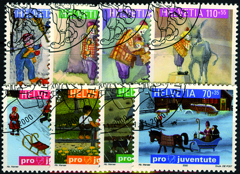 1999-2001, Pro Juventute Komplett-Kollektion