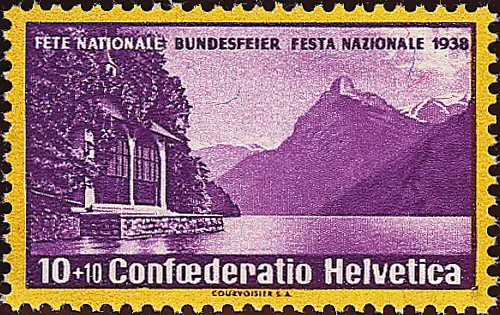 10+10 Rp. violett-gelb