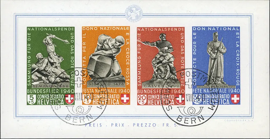 1940, Bundesfeierblock I, 1.VIII.