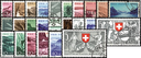 1952-1956, Pro Patria Komplett-Kollektion