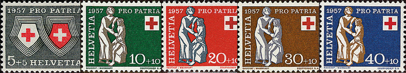1957, Wappen und Sinnbild der Barmherzigkeit